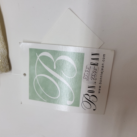 New Bonniejean cream with fur 2 pieces girl set size 8 - Picture 6 of 6